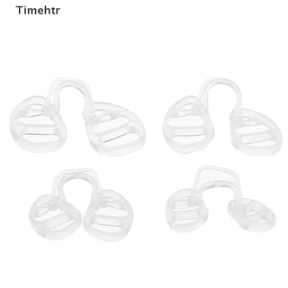 timehtr 4pcs/caja anti ronquidos dilatadores nasales solución anti ronquidos nariz clip congestion mx