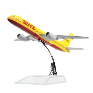 Diecast Dhl BOEING B757-200 Dhl-sinotrans 16cm modelos de avión colección juguetes para niños