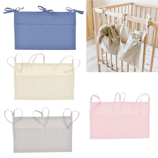[HWD] Baby Crib Organizer Bed Hanging Storage Bag For Baby Essentials Multi-Purpose Baby Bed Organizer Hanging Diaper Toys Tissue