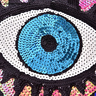 Dwmx heart-shaped eye sequins embroidery clothing accessories applique flower patch Glory (6)