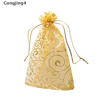 Gongjing4 100Pc Organza joyería bolsas de embalaje de boda fiesta favor caramelo bolsas de regalo mi