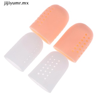 [well] 2 piezas separadores de dedos del dedo del pie de gel de silicona/tubo de dedo del dedo del pie/cápsulas/protector/gel mx (1)