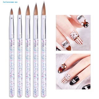 helenoome Widely Used Nail Drawing Pen Professional Liner Painting Pen Nail Art Brush Ergonomics Handle for Manicure