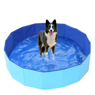 1 pieza para mascotas piscina plegable bañera de baño pvc agujero de drenaje para perros