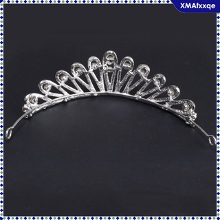 [xmafxxqe] desfile tiara nupcial diamantes de imitación corona diadema princesa reina diadema pelo tiara