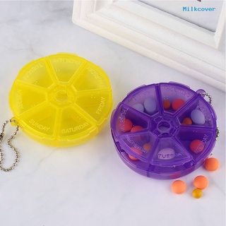 [Milkcover] Pill Box Mini Beautiful Easy-using Pill Container for Home (3)