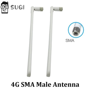 suqi 2pcs profesional 3g 4g lte estable sma macho conector wifi antena universal huawei módem router externo plegable 5dbi router antena
