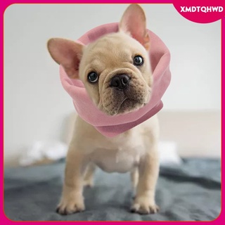 [tqhwd] calmante orejas de perro cubierta para reducir el ruido, capucha para mascotas para alivio de aseo, cuello de cachorro calentador de orejas, elástico