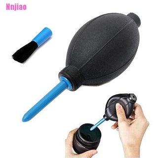 <Nnjiao> bomba de aire de mano de goma soplador de polvo herramienta de limpieza +cepillo para lente de cámara Digital