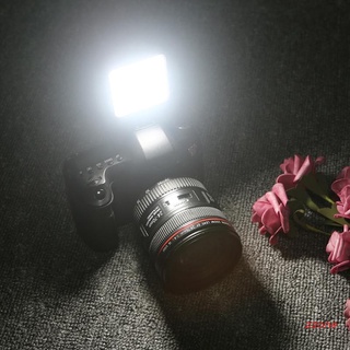 Zzz Mini luz LED de vídeo con 3 montaje de zapatos fríos, lámpara de luz recargable para fotografía Macro y grabación de vídeo