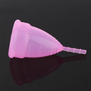 útil copa suave de silicona copa menstrual grande y pequeño tamaño tres colores (7)