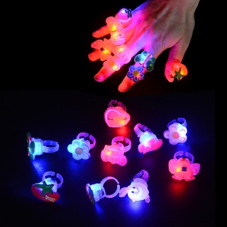 tututrain - anillos luminosos para bebé (5 unidades, led, flash, dedo, luz, juguetes, fiesta, mx)