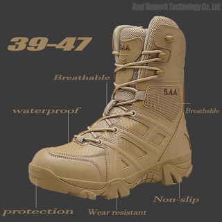Man Military Tactical Combat Shoes Outdoor Sport Army Men Boots Desert Botas Hiking Boots Rock Climbing Hiking Shoes