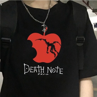 SASSYME Novedad Death Note Shinigami Ryuk Camiseta Mujer Manga Corta Japonesa Luz Yagami Anime t Regalo Idea