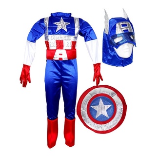 Disfraz Capitán América Niño Disfraces Superheroes (1)