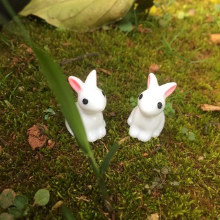 home & living resina sintética pintada a mano mini conejo adorno miniatura figura modelo (3)