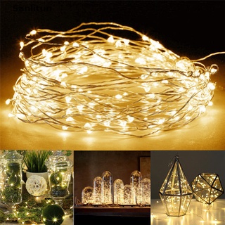 sanlitun 1m/2m/3m/5m led cadena de luces para fiesta boda decoración navidad venta caliente
