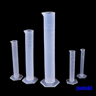 10/25/50/100/250ml cilindro de medición de plástico laboratorio prueba tubo graduado (2)