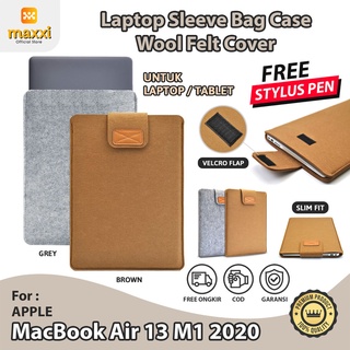 Macbook Air 13 M1 2020 A2337 bolsa de ordenador portátil suave Protector de la manga caso de lona bolsa de Velcro adhesivo modelo sobre lona Kesing funda