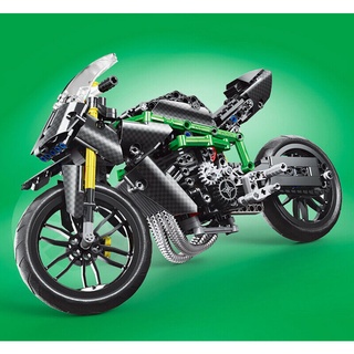 639pcs motocicleta bicicleta h2r technic moc bloques de construcción ladrillos modelo juguetes set de regalo niños nuevo