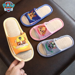PAW PATROL cod estrella patrulla canina interior casa zapatilla suave de felpa de algodón lindo zapatillas zapatos antideslizante piso casa peludo niño para dormitorio regalos regalo popular (1)