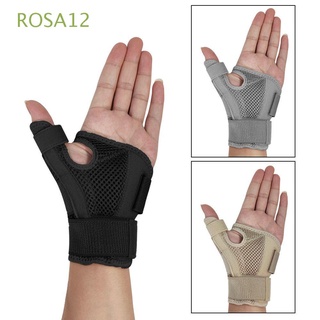 ROSA12 Estabilizador de férula Vendaje elástico Pulgar Spica Protector de muñeca Soporte de muñeca Cinturón de banda de artritis Tendinitis del túnel carpiano Vendaje de abrazadera Accesorios de abrazadera de mano Cuidado de las manos Muñequera