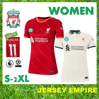 21/22 Liverpool Home Away 3a Jersey para damas/mujeres