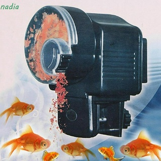 NADIA ajustable temporizador de acuario dispositivo de alimentación automática alimentador de peces tanque de peces acuático mascotas suministros electrónicos inteligente automático de peces dispensador de alimentos