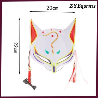 Halloween Cosplay LED Fox Mask Game Role Play Halloween Masquerade Ball Party Atmosphere Decor for Kids Adults Action