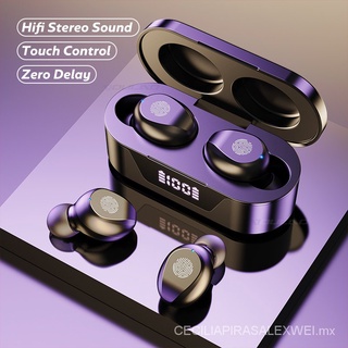 Auriculares inalámbricos con Bluetooth 5,1, audífonos con Control táctil, estéreo, deportivos, impermeables, TWS, con micrófono uLJ1