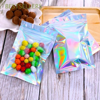 bestsellers 20pcs nuevas bolsas de almacenamiento de alimentos impermeables bolsa de caramelo autosellable bolsa de hogar y cocina hogar reclinable suministros de embalaje de papel de aluminio