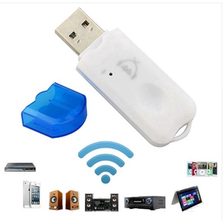 Receptor inalámbrico USB Bluetooth V2.1 Audio estéreo manos libres Bluetooth adaptador Dongle Kit para altavoz para iPhone carro
