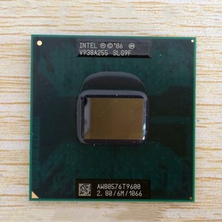 Intel CPU Core 2 Duo T9600 CPU 6M Cache / 2.8GHz / 1066 / Dual-Core Socket 478 laptop processor GM45 PM45