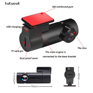 Tutuout Wifi Coche DVR Dash Cam HD 1080P Cámara De Grabadora Monitor De Conducción MX