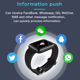 Smartwatch D13/116 plus Original IP67 Impermeable USB Bluetooth com monitor fitness 1.3 Pulgadas Para android/ios (9)