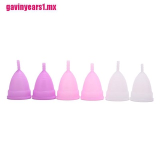 Promoción[gavmx] copa menstrual para mujeres producto de higiene de grado médico silicona uso de vagina (7)