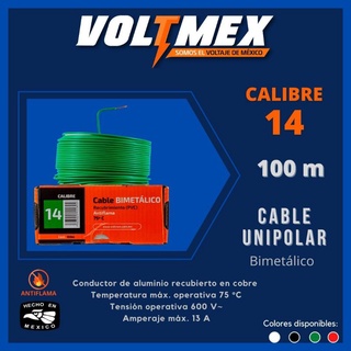 Cable electrico calibre #14 100 metros