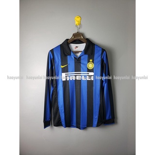 1998/1999 camiseta De fútbol Inter Milan I Retro Manga larga