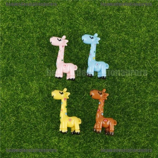 he6mx 1pc miniaturas diy lindo jirafa jardín figuritas micro paisaje jardín decoración 210907