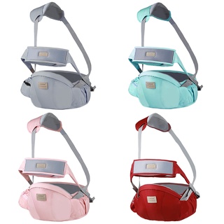 ainomi baby sling carrier walkers taburete de cintura canguro frente frente recién nacido asiento de cadera bebé portador envoltura bolsa soporte hipseat verde claro (7)
