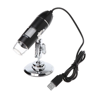 bzs 1000x microscopio digital usb endoscopio 8led cámara microscopio lupa w soporte