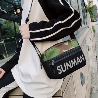 ins tide versión coreana de la salvaje bolsa de mensajero femenina de lona bolsa de mensajero hip-hop pequeño bolso de hombro bungee bolsa de los hombres diagonal bolso de hombro