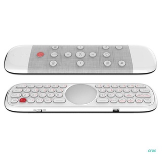 crus Q40 2.4G Air Mouse inalámbrico Control remoto voz operar puntero inteligente con teclado giroscopio de 6 ejes para Smart TV Box Mini PC