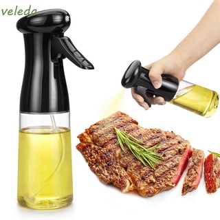 VELEDA 210ml Oil Spray Bottle Baking Mist Sprayer Olive Oil Sprayer Kitchen Tool Cooking Roasting Barbecue Vinegar Grilling Oil Dispenser/Multicolor