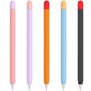 yunl tablet touch stylus lápiz cubierta protectora para apple pencil 2 casos portátil suave silicona estuche accesorio