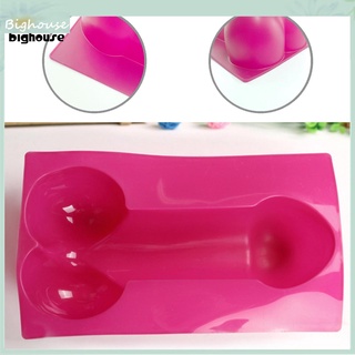 Big Silicone Desert Mold BPA Free Dick Shaped Dessert Mold Leak-proof for Home