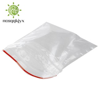 100 piezas de bolsita de bolsita transparente En Plastique Fermeture Bag Pocho