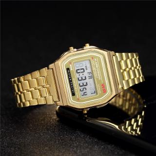 Reloj Digital LED deportivo/Casual/unisex/reloj de pulsera de acero inoxidable Vintage/reloj electrónico LED