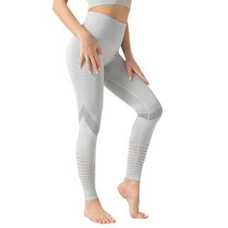 Leggings sin costuras de cintura alta para mujer/pantalones elásticos de Yoga/medias deportivas