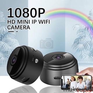 A9 1080P Mini cámara Mini cámara espía Mini cámara WIFI Batería infrarroja oculta makeuprrr